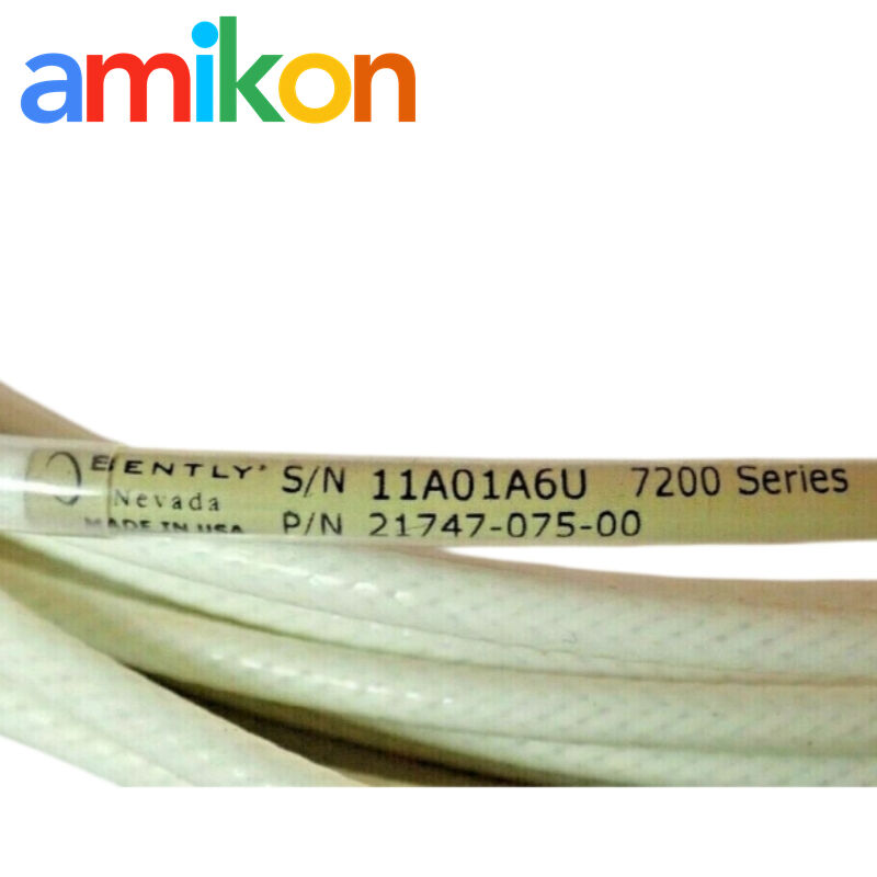 Bently Nevada 21747-075-00 Proximitor Probe Extension Cable, 7.5 m, Unarmored
