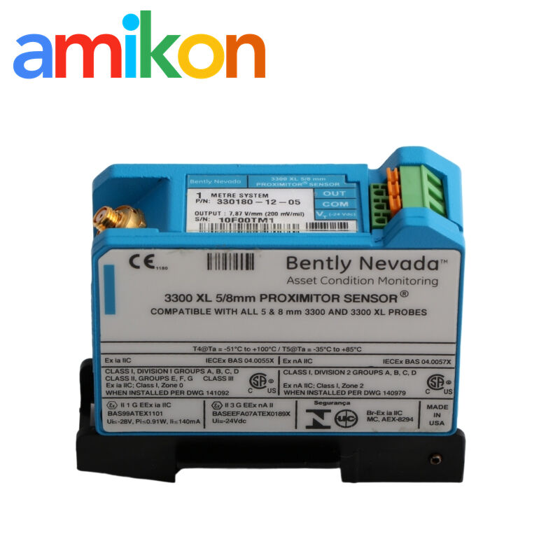 Bently Nevada 330180-12-05 3300 XL Proximitor Sensor – Multiple Approvals