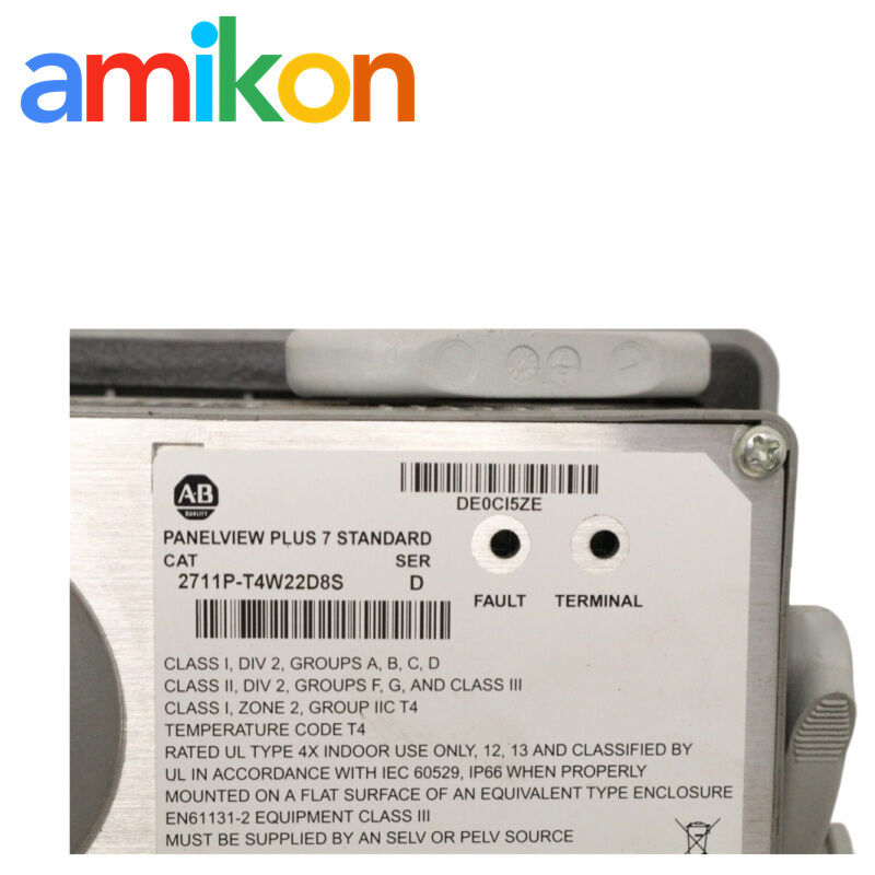 Allen-Bradley 2711P-T4W22D8S PanelView Plus 7 Standard 4.3-Inch HMI Operator Terminal