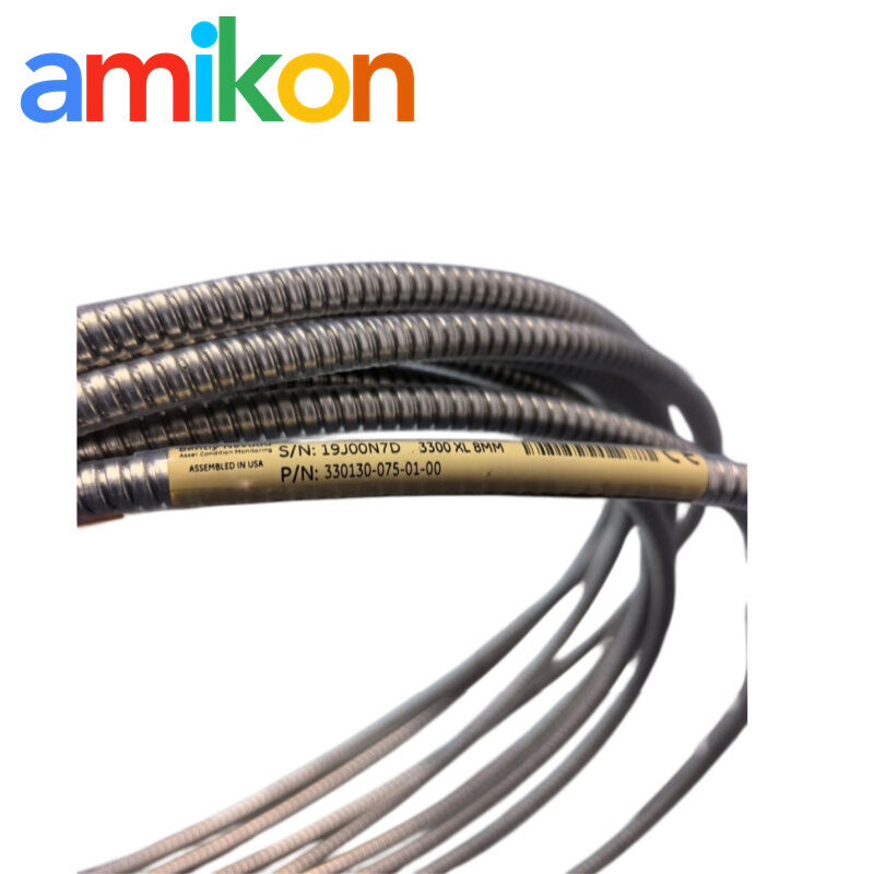 Bently Nevada 330130-075-01-00 Armored Standard Extension Cable 7.5 m for 3300 XL 8 mm Proximity Transducer System