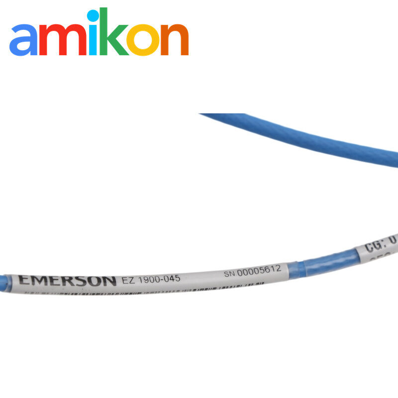 Emerson EZ1900-045 Eddy-Current Sensor Extension Cable, 4.5 m, Unarmored