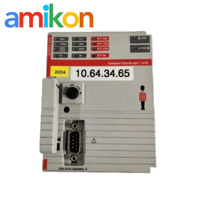 Compact Allen Bradley 1768-L43S GuardLogix CPU With 2 Available 1768 Slots 2 Communication Modules